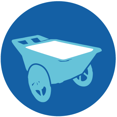 Carts for transporting gear